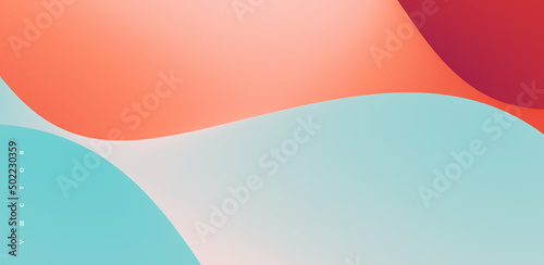 Abstract wavy background with modern gradient colors. Trendy liquid design. Motion sound wave. Vector illustration for banners, flyers and presentation.