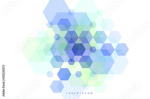 Abstract geometric background with transparent colored figures. Template for poster, flyer, banner or book cover. Vector illustration for design