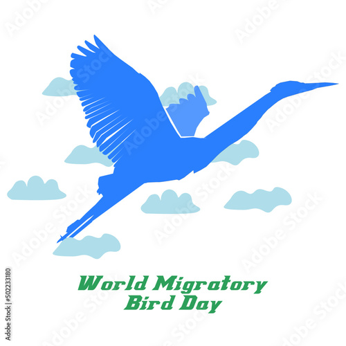World Migratory Bird day design vector