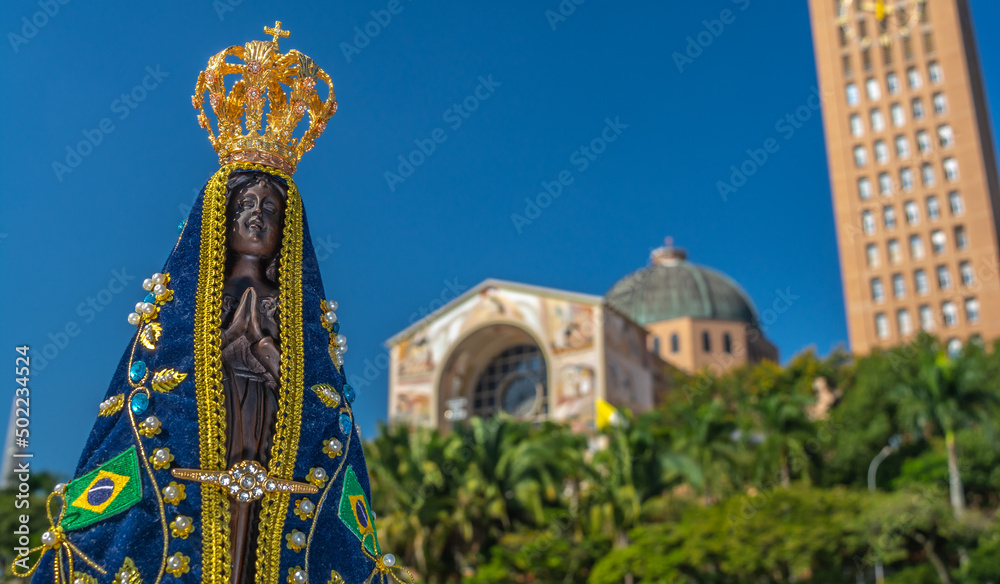 Nossa Senhora Aparecida, a santa padroeira do Brasil Stock Photo ...