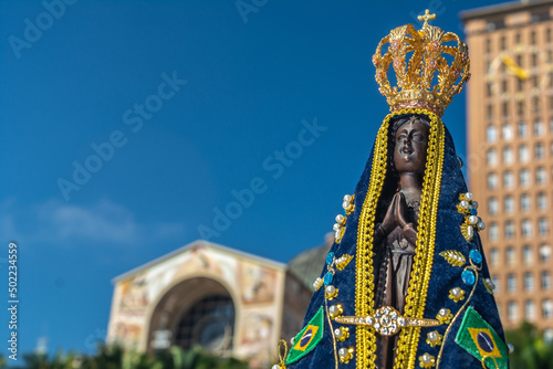 Cuadro en lienzo Nossa Senhora Aparecida, a santa padroeira do Brasil