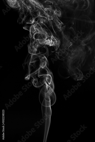 Wallpaper Mural Abstract smoke isolate on black background. Torontodigital.ca