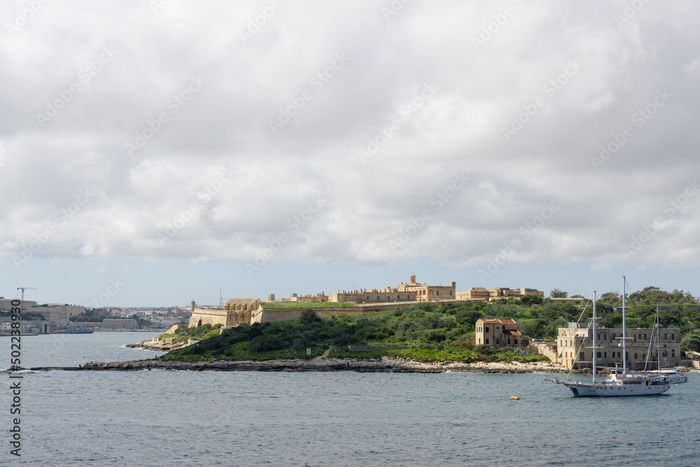 Landscape of La Valleta from afar