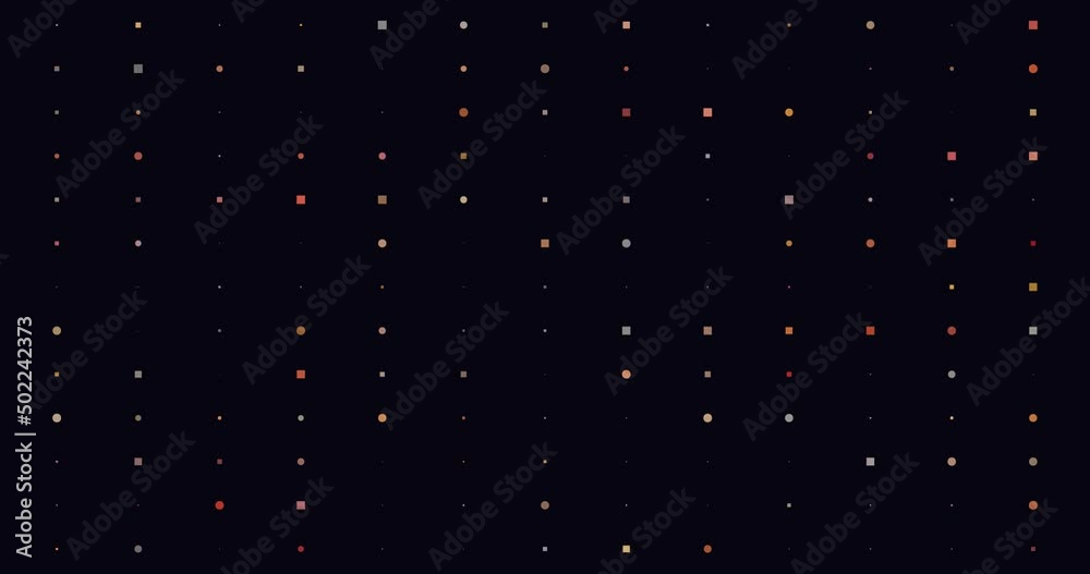 Geometric pattern background in loop. Simple minimal abstract background with geometric elements