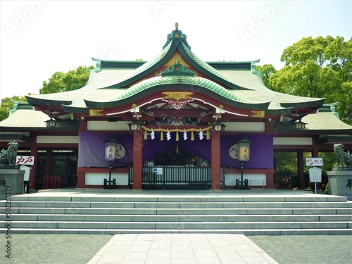 篠崎八幡神社の社殿 © nekoneko