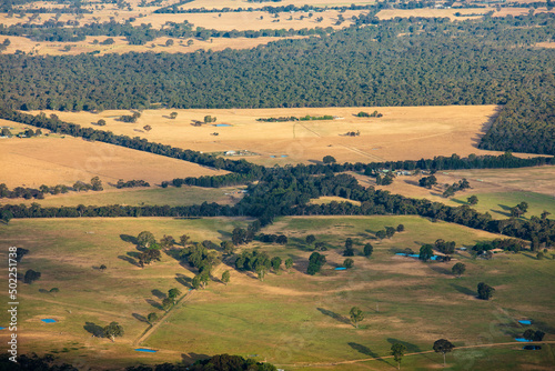 Rural western Victoria view from the elevation of Boroka Lookout photo