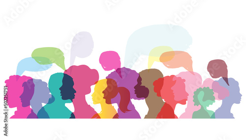 Mix race people avatars profile group of men of diverse culture Diversity multi-ethnic and multiracial people. Concept of racial equality Multicultural society Vector