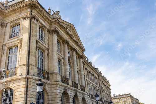 Bâtiments autour de la Place de la Bourse (Nouvelle-Aquitaine, France)