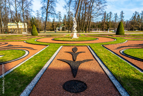 Catherine park in Pushkin (Tsarskoe Selo), Saint Petersburg, Russia