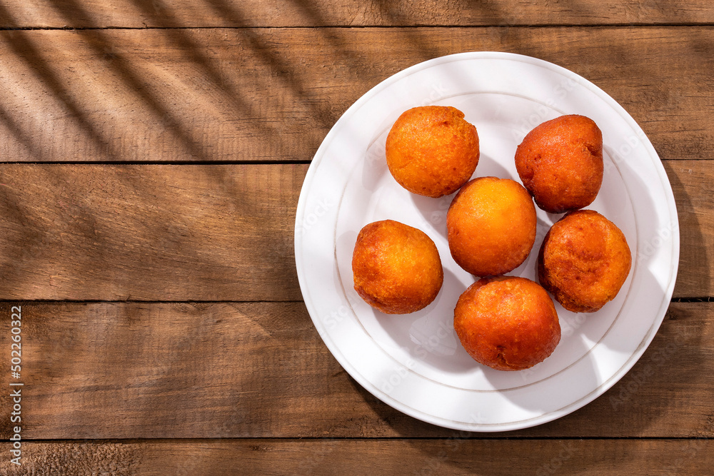 Delicious buñuelos from El Santuario - Typical Colombian food Delicious buñuelos from El Santuario - Typical Colombian food