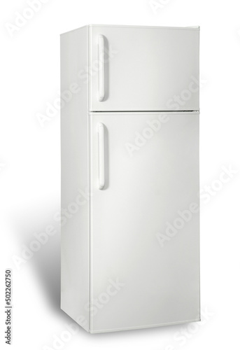 Refrigerator isolated on white background