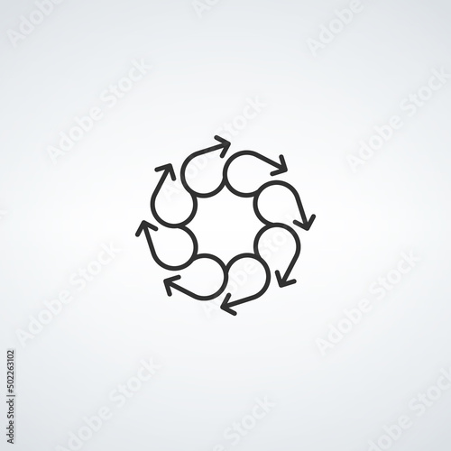 Abstract circle made out of...