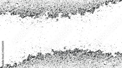 Uneven black and white texture vector. Distressed overlay texture. Grunge background. Abstract textured effect. Vector Illustration. Black isolated on white background. EPS10.