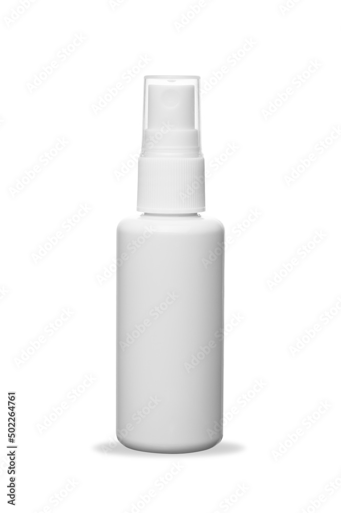 white skincare bottle mock up on background with copy space with soft shadow white skincare bottle mock up on background with copy space with soft shadow