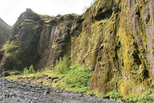 Wanderung durch die Schlucht Stakkholtsgjá in der Thorsmörk im Süden von Island