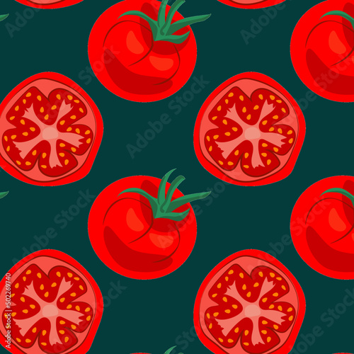 tomato pattern fresh juice vegetable garden