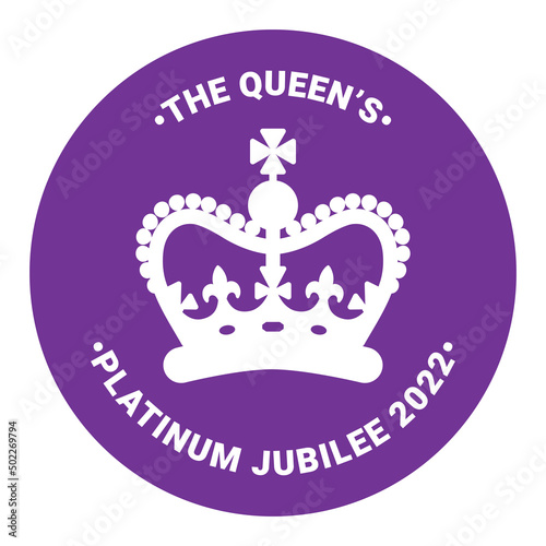 The Queen's Platinum Jubilee celebration Fototapet
