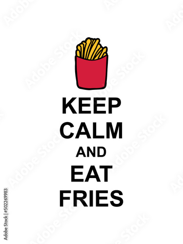 Keep Calm Pommes 