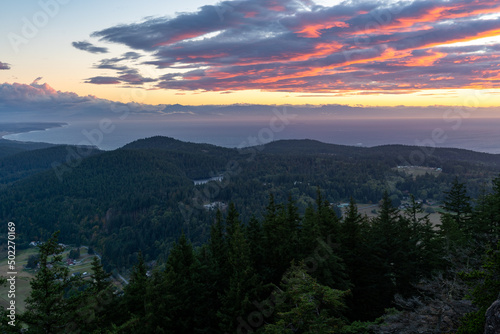 Amazing View from the Top to Mount Erie