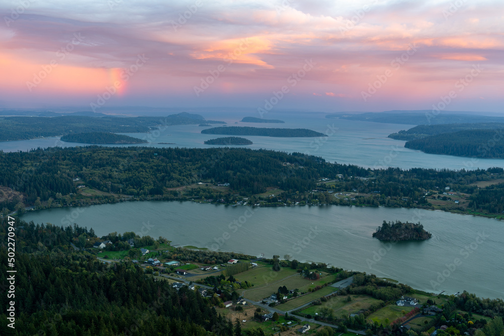 Amazing View from the Top to Mount Erie