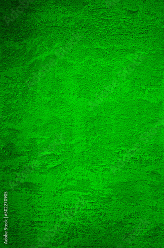 Rough, green wall