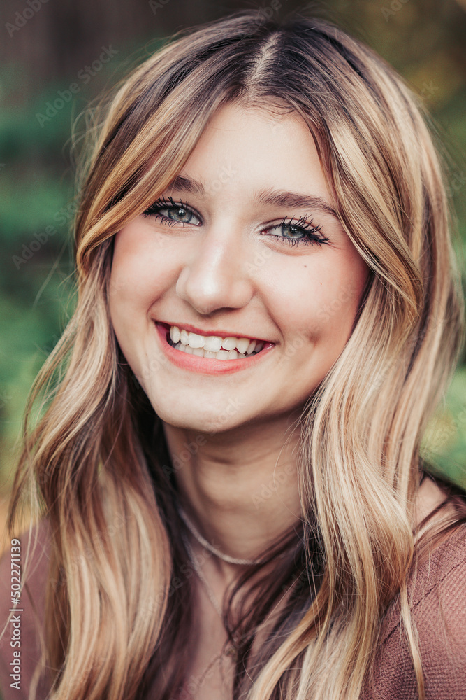 portrait of a smiling girl with dimples portrait of a smiling girl with dimples