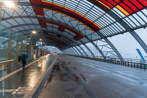 Amsterdam Netherlands on December 12, 2021 .the Centraal station. © ANADEL