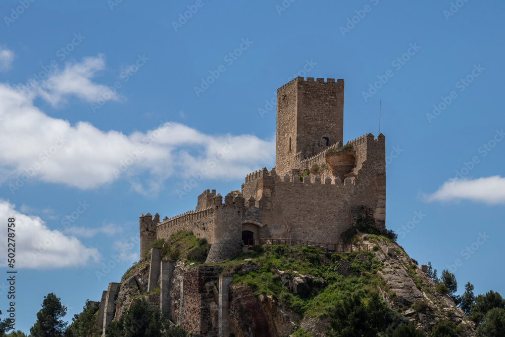 HDR image of the castle of Almansa in Spain