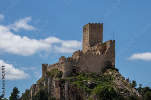 HDR image of the castle of Almansa in Spain photo