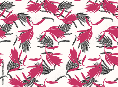 Seamless flowers pattern, floral print.