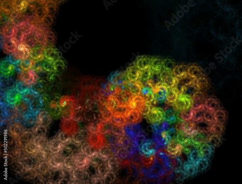 Imaginatory fractal abstract background Image