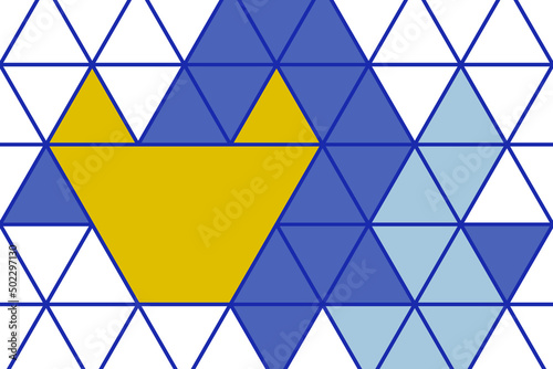 Simple colorful geometry background.Vector illustration.