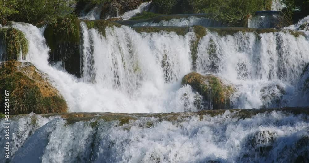 Skradinski buk waterfall in Krka National Park, Croatia Skradinski buk waterfall in Krka National Park, Croatia