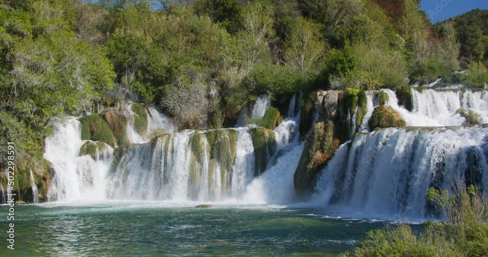 Skradinski buk waterfall in Krka National Park, Croatia Skradinski buk waterfall in Krka National Park, Croatia