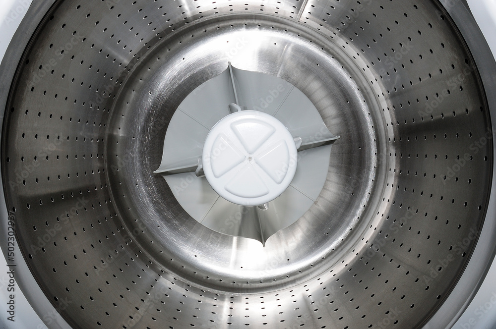 Top load washing machine drum Stock Photo Adobe Stock