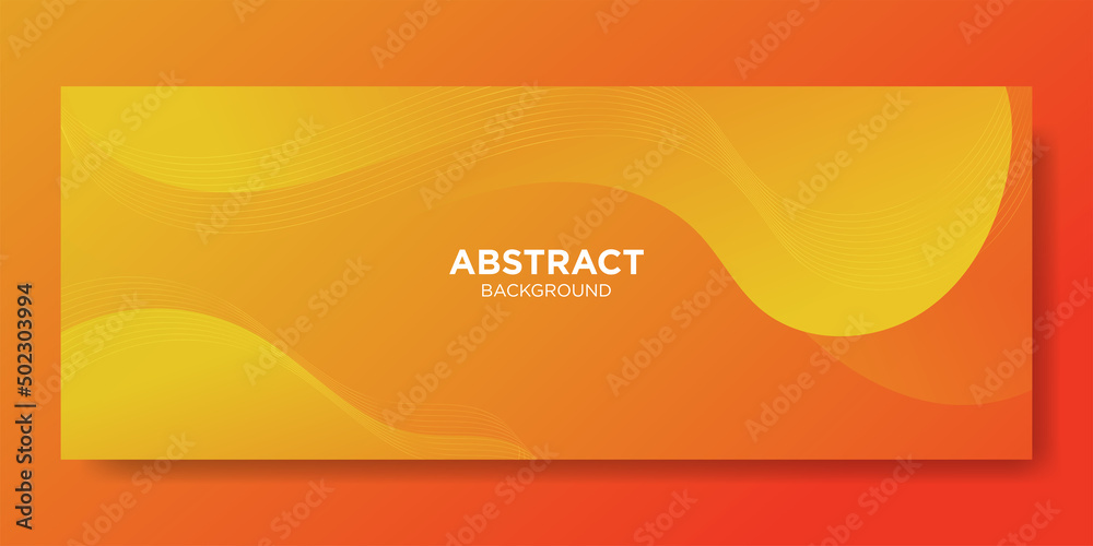 Obraz premium Abstract Colorful liquid background. Modern background design. gradient color. Orange Dynamic Waves. Fluid shapes composition. Fit for website, banners, wallpapers, brochure, posters