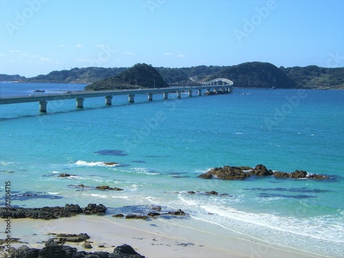 角島大橋ときれいな海