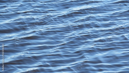 Light blue river water background texture with ripples