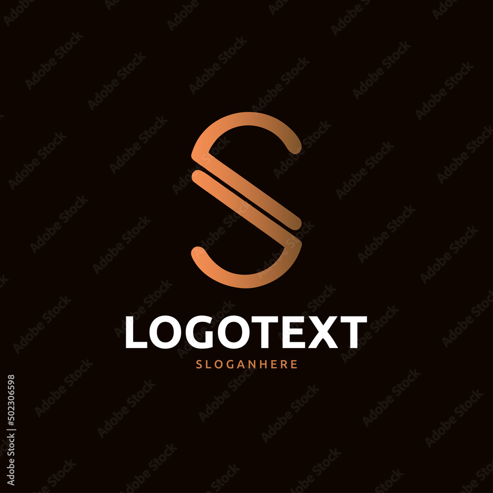 Fototapeta premium letter S logo