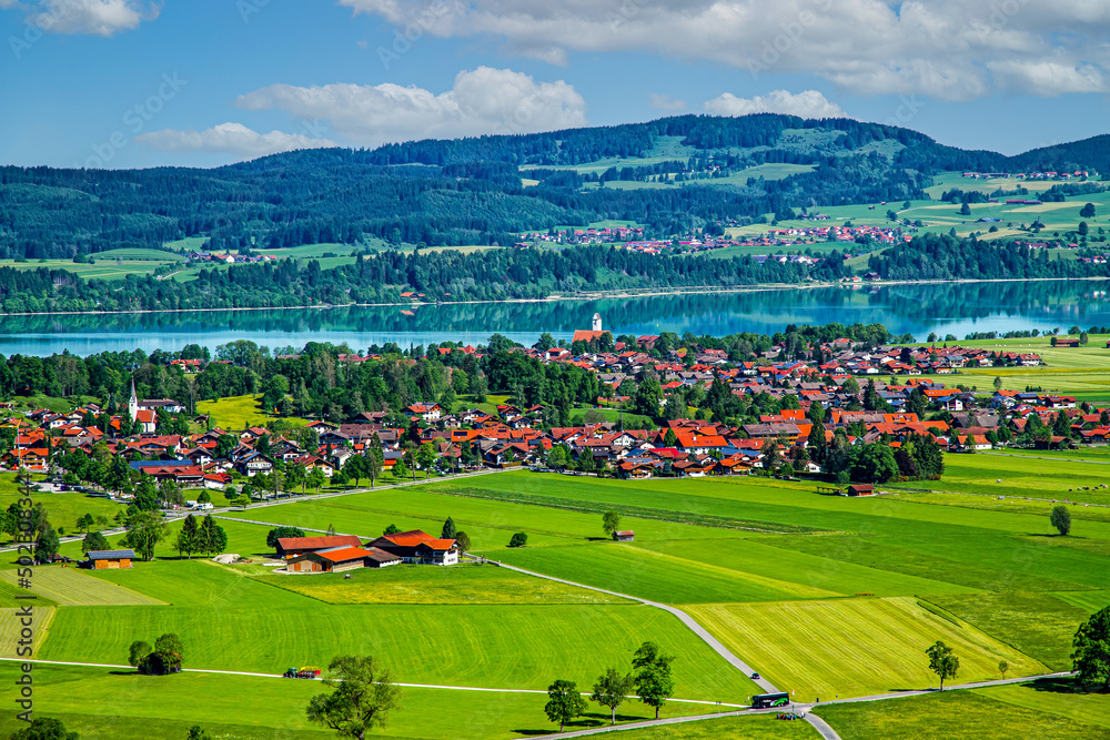 Small farming town in Bavaria Small farming town in Bavaria