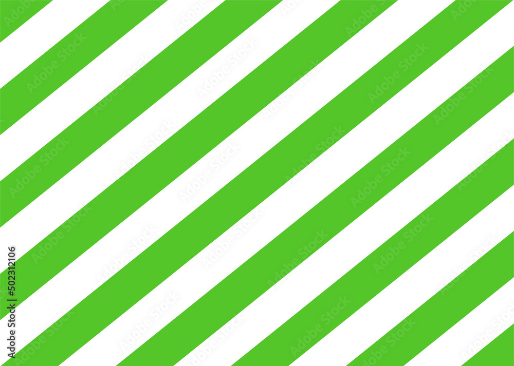 Obraz premium ポップカラーグリーンストライプ