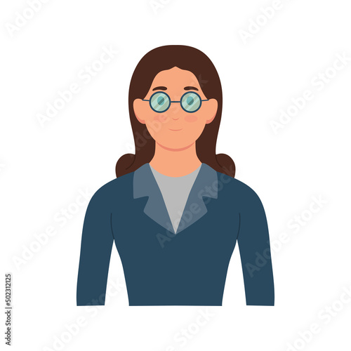 Flat doctor illustration design vector