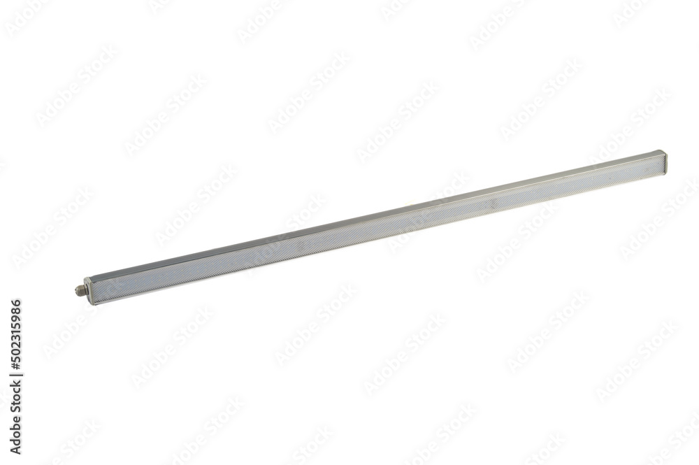 LED lamp for non-residential and public spaces on a white isolated background. Power saving LED lamp for non-residential and public spaces on a white isolated background. Power saving