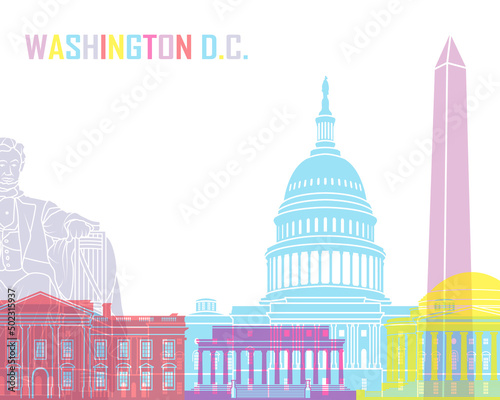 Washington DC skyline pop