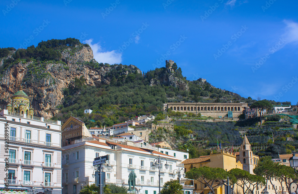 Historical architecture of Amalfi, Italy	

