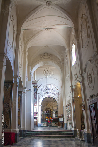 Interior of Cathedral of Saint Andrew  Duomo di San Andreas  in Amalfi  Italy
