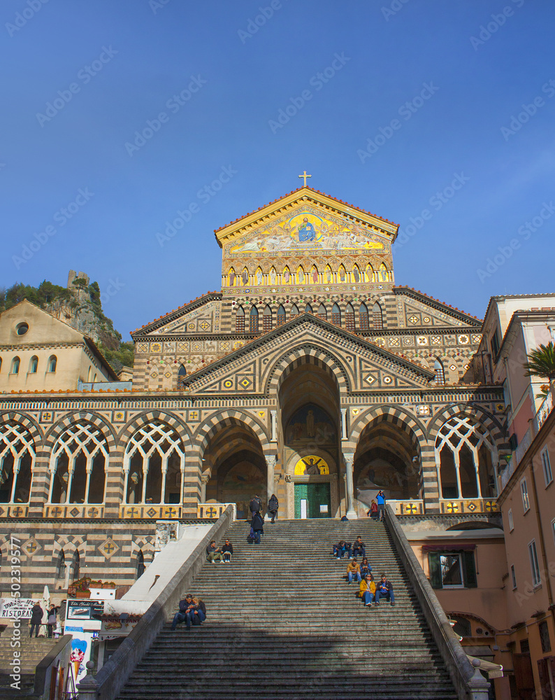 Cathedral of Saint Andrew (Duomo di San Andreas) in Amalfi, Italy