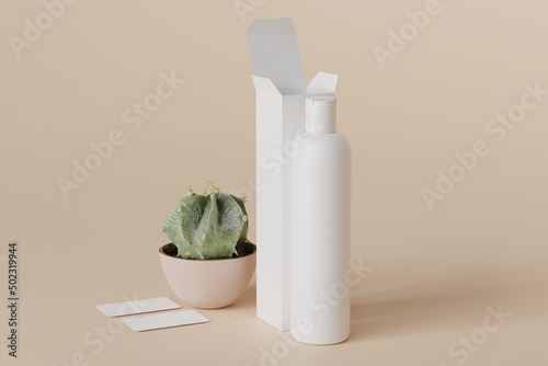 Disc Top-Cap Cosmetic Bottle