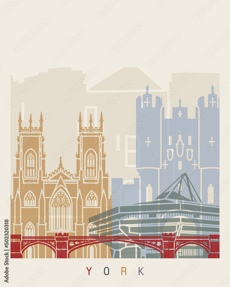 York skyline poster