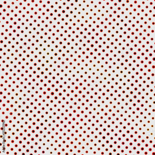 halftone red and black design background